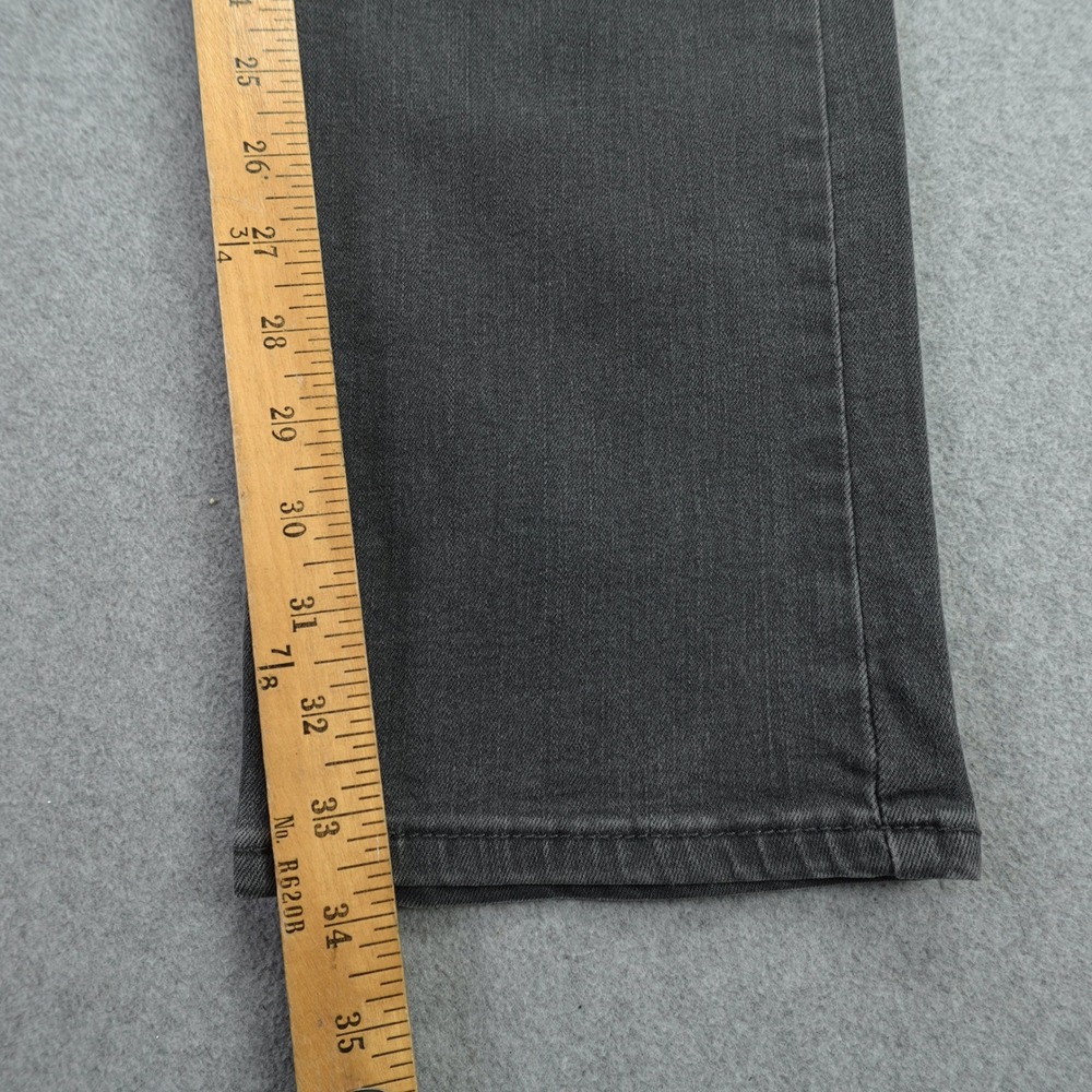 Levi's 513 Jeans Mens 32x34 Gray Denim WaterLess Slim Straight Casual - Picture 11 of 16